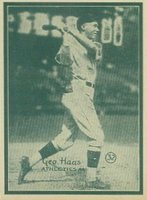 1931 Strip Card Hand Cut #32 Geo. Haas Baseball Card