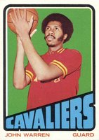 1972 Topps #64 John Warren Basketball Card