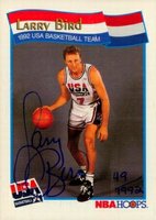 1991 Hoops McDonald's  #52 Larry Bird Basketball Card