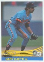 1984 Donruss #314 Gary Gaetti Baseball Card