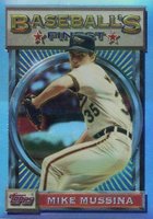 1993 Finest #157 Mike Mussina Refractor Baseball Card