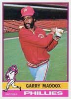 1976 Topps #38 Garry Maddox Baseball Card