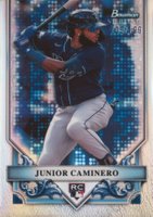 2024 Bowman Sterling Rookies #BSR13 Junior Caminero Refractor Baseball Card