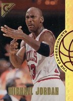 1995 Topps Gallery Expressionists #EX2 Michael Jordan Basketball Card