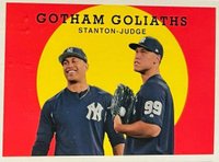 2018 Topps Archives #304 Aaron Judge/Giancarlo Stanton Baseball Card