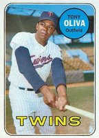1969 Topps #600 Tony Oliva Baseball Card