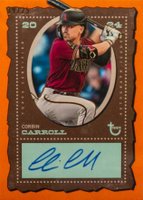 2023 Topps Brooklyn Collection Autograph #CC Corbin Carroll Orange Baseball Card