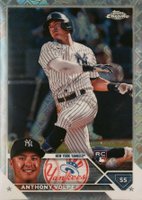 2023 Topps Chrome Logofractor Edition #4 Anthony Volpe Baseball Card