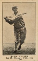 1917 Boston Store #185 Buck Weaver Baseball Card
