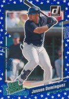 2023 Panini Donruss #109 Jasson Dominguez Independence Day Baseball Card
