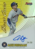 2017 Bowman's Best 1997 Best Cuts #AB Alex Bregman Autograph-Gold Refractor Baseball Card