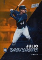 2022 Panini National Rookies #RC20 Julio Rodriguez Orange Baseball Card