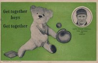1907 Grignon Chicago Cubs Postcards # Frank Chance Baseball Card