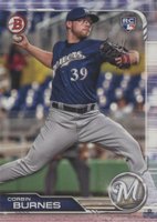 2019 Bowman #65 Corbin Burnes Baseball Card
