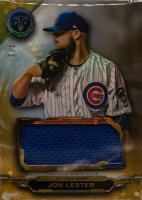2018 Topps Triple Threads Single Jumbo Relic #JL2 Jon Lester Gold Baseball Card