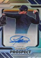 2020 Panini Prizm Prospect Signatures #PSJD Jasson Dominguez Silver Prizm Baseball Card