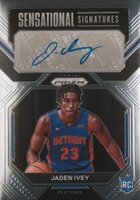 2022 Panini Prizm Sensational Signatures #SSJI Jaden Ivey Basketball Card