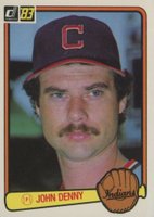 1983 Donruss #237 John Denny Baseball Card