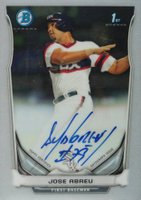 2014 Bowman Chrome Autograph Prospects #JAB Jose Abreu Baseball Card