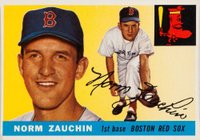 1955 Topps #176 Norm Zauchin Baseball Card