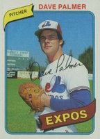 1980 Topps #42 Dave Palmer Baseball Card