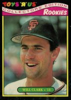 1987 Toys R Us Rookies #7 Will Clark Baseball Card