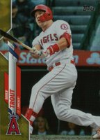 2020 Topps #1 Mike Trout Gold Foil Baseball Card