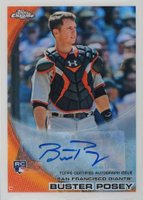 2010 Topps Chrome Wrapper Redemption #221 Buster Posey Autograph-Refractor Baseball Card