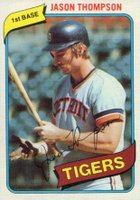1980 Topps #150 Jason Thompson Baseball Card