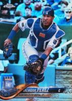 2018 Topps Chrome #107 Salvador Perez Refractor Baseball Card