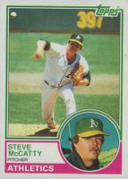 1983 Topps #493 Steve McCatty Baseball Card