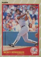 1989 Fleer Superstars #22 Rickey Henderson Baseball Card
