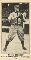 1916 Sporting News #80 John Henry Blank Back Baseball Card