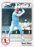 1983 Fleer #9 Tom Herr Baseball Card