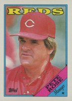 1988 Topps #475 Pete Rose Baseball Card