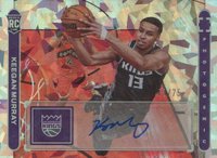 2022 Panini Photogenic Rookie Autographs #RSKMK Keegan Murray Diamond Basketball Card