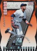 1998 Donruss Elite Prime Numbers #8B Barry Bonds Baseball Card