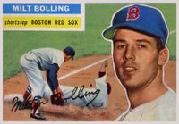 1956 Topps #315 Milt Bolling Baseball Card