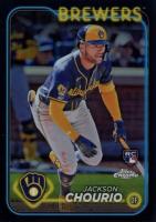 2024 Topps Chrome #161 Jackson Chourio Black Refractor Baseball Card