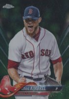 2018 Topps Chrome #53 Craig Kimbrel Green Refractor Baseball Card
