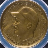 1955 Armour Coins # Duke Snider No Decimal -341-Gold Baseball Card