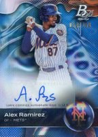 2023 Bowman Platinum Top Prospects #TOP18 Alex Ramirez Autograph-Blue Baseball Card