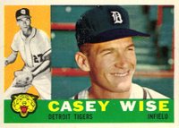 1960 Topps #342 Casey Wise Baseball Card