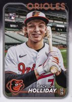 2024 Topps #697 Jackson Holliday SP-Fun Face-White Scribble Baseball Card