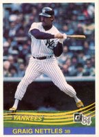 1984 Donruss #518 Graig Nettles Baseball Card