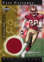 2001 Upper Deck Legends Past Patterns Jersey #PP-JR Jerry Rice Football Card