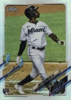 2021 Topps Chrome #144 Jazz Chisholm Refractor Baseball Card