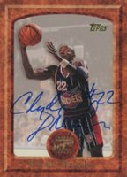 1997 Topps Certified Autograph #8 Clyde Drexler Basketball Card