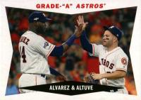 2020 Topps Archives 1960 Combo Cards #60CCAA Jose Altuve/Yordan Alvarez Baseball Card