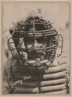 1936 Glossy Finish & Leather # Jimmie Foxx Leather Baseball Card